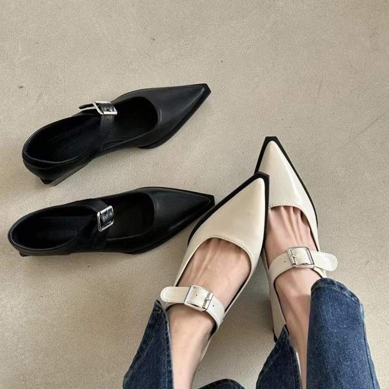 Leather Classic Strap - *Sepatu Fashion Mary Jane Wanita Musim
