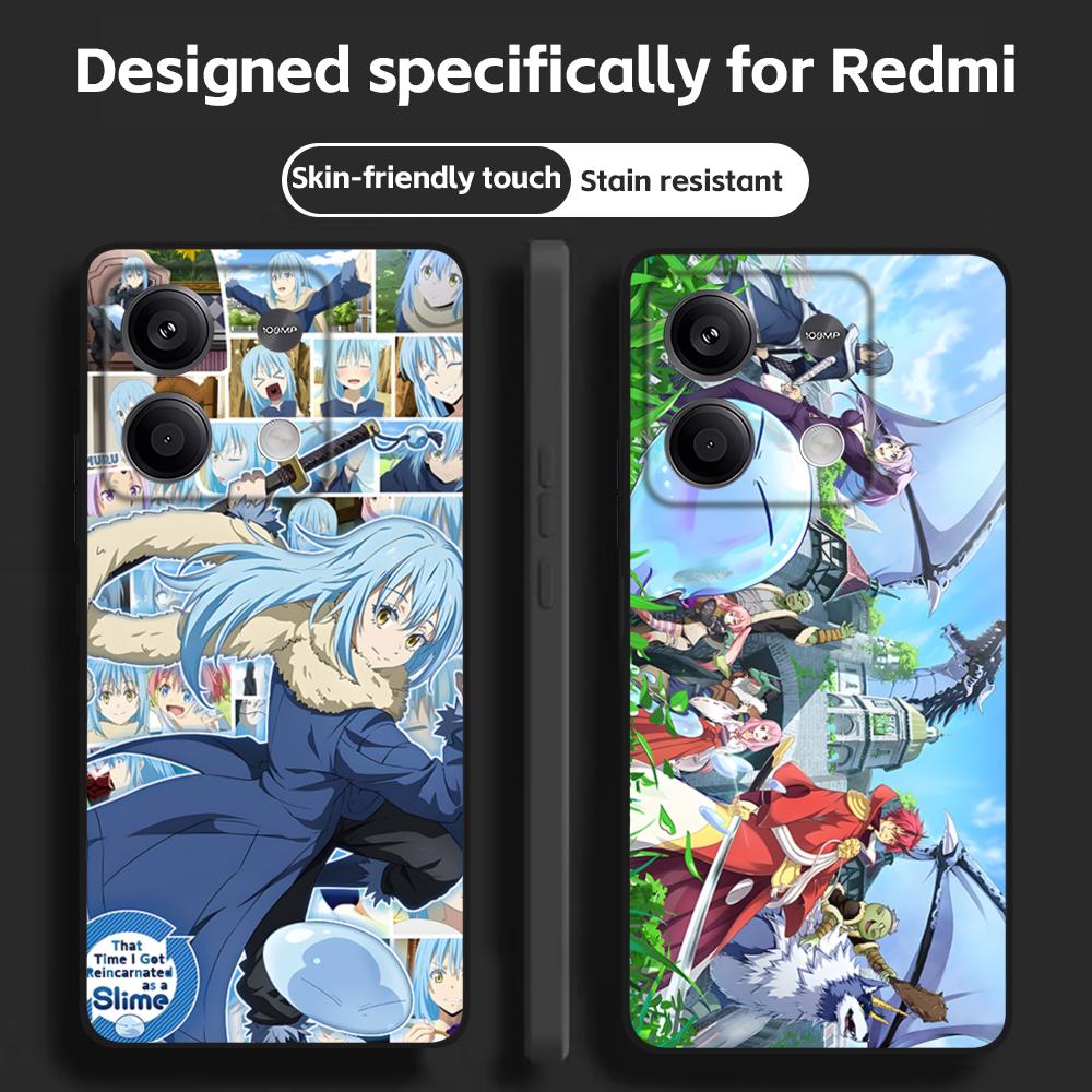 Casing Ponsel Lendir Anime Rim - Xiaomi Redmi Note 13 ulasan dan harga