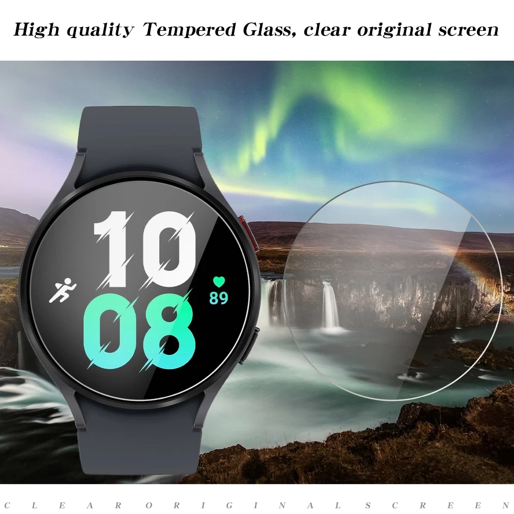 Pelindung layar kaca Tempered, - Samsung Smartwatch Accessories ulasan dan harga