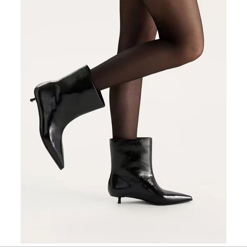 Sepatu Bot Pergelangan Kaki Ku - Leather Classic Strap ulasan dan harga