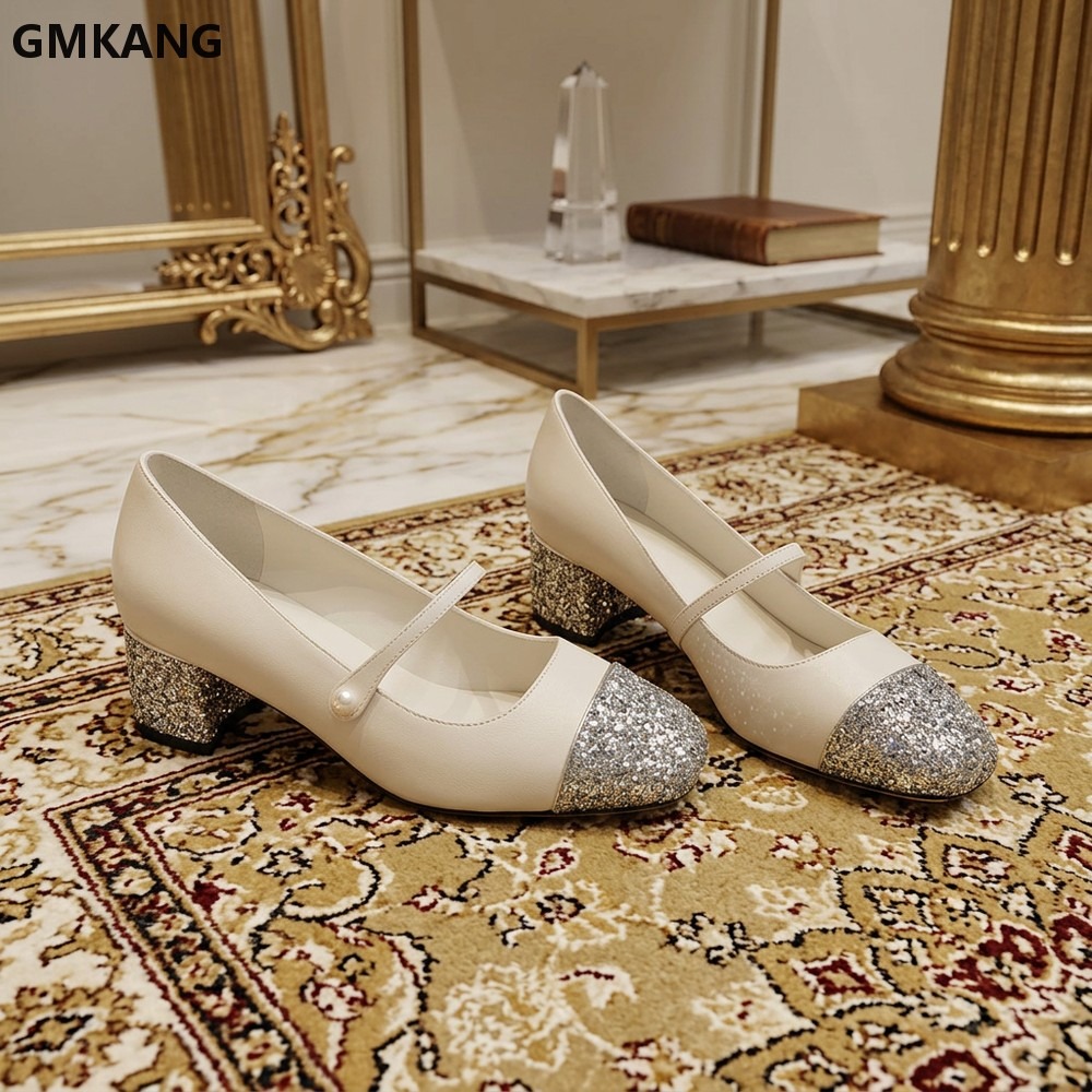Sepatu Platform Mary Jane Klas - Leather Classic Strap ulasan dan harga