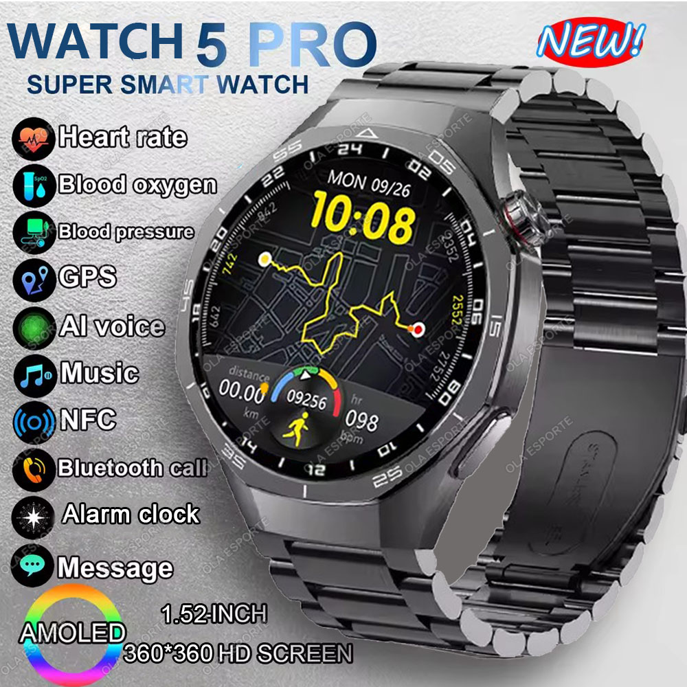 Jam Tangan Pintar Baru Watch 5 - Smartwatch Custom ulasan dan harga