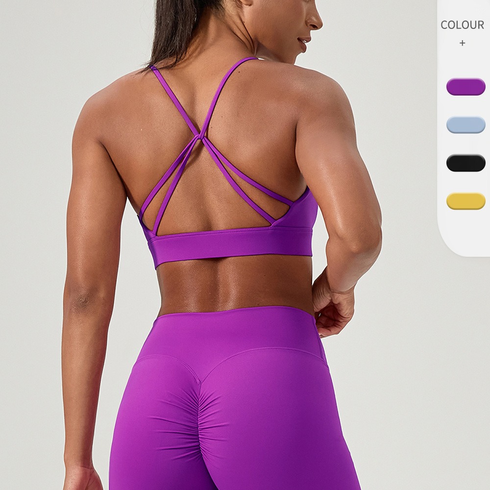 Bra Yoga Seksi Wanita Bra Olah - Rugged Sport Strap ulasan dan harga