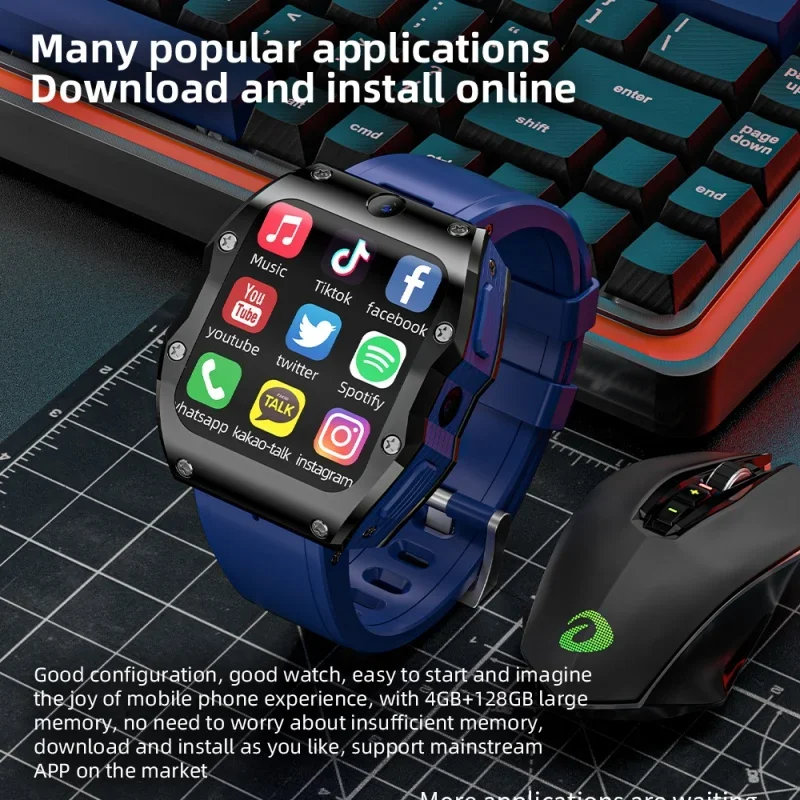 LOKMAT 4G Jam Tangan Pintar Ba - Smartwatch Custom ulasan dan harga