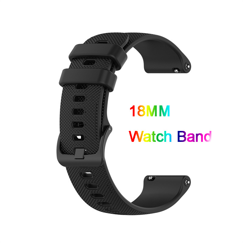Gelang jam silikon 18mm kompat - Fossil Smartwatch Accessories ulasan dan harga